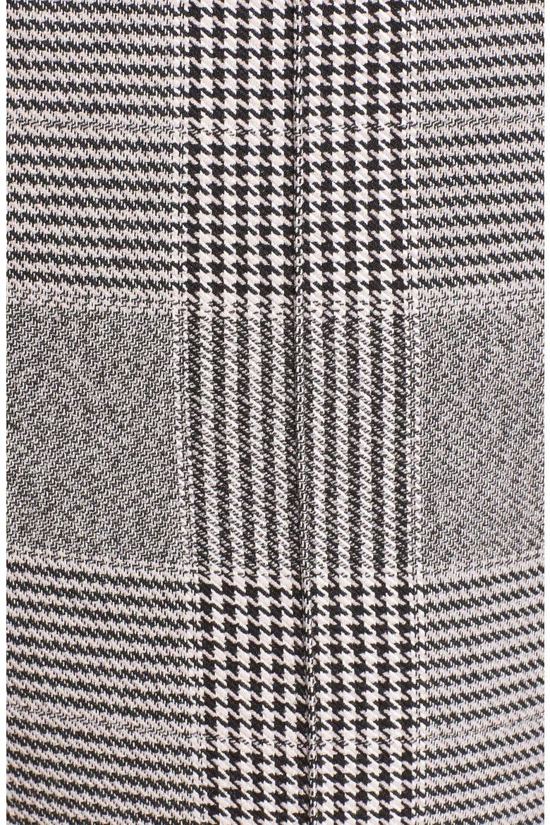 Denise Glen Plaid Cuff Slim Ankle Pants, Alternate, color, HOUNDSTOOTH PLAID