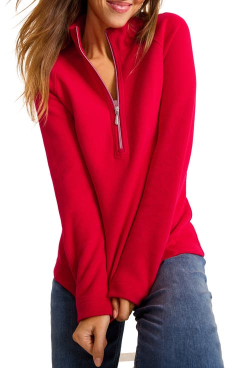 New Aruba Stretch Cotton Half Zip Pullover