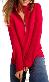 Tommy Bahama New Aruba Stretch Cotton Half Zip Pullover