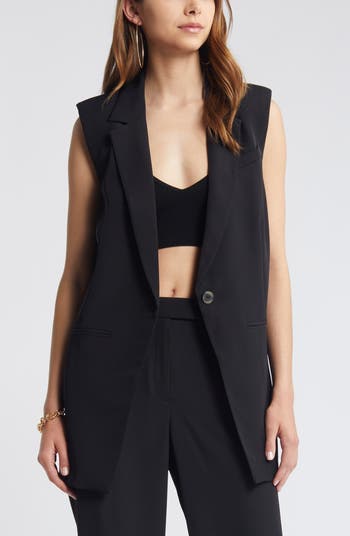 新作からSALEアイテム等お得な商品満載 Long Tailored Edit Open Vest Nordstrom | ベスト/ジレ