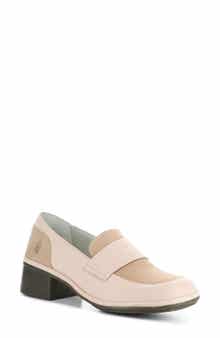 Fly London Elam Block Heel Loafer