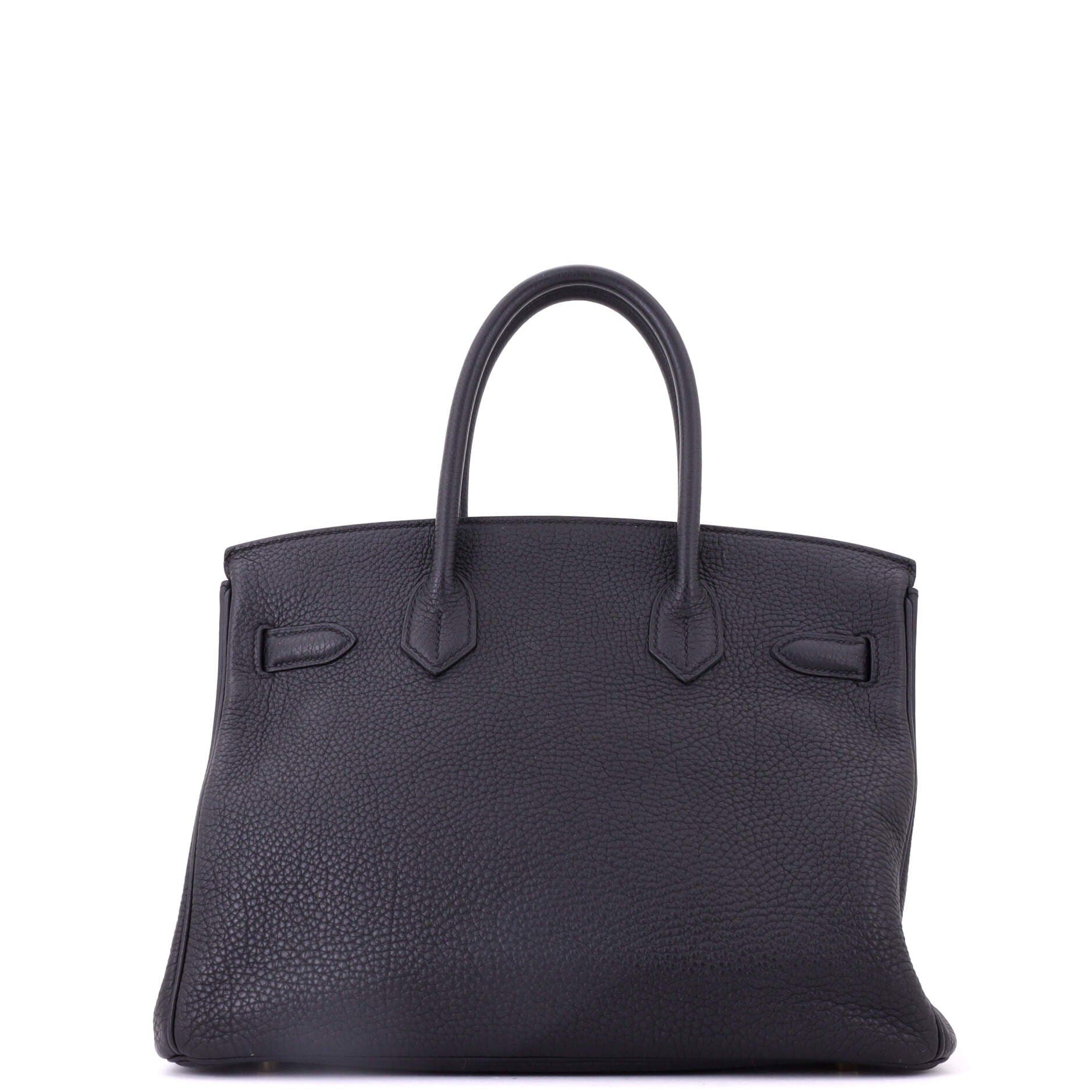 Pre-Owned Hermes Birkin Handbag Black Togo with Gold Hardware 30, Alternate, color, Noir