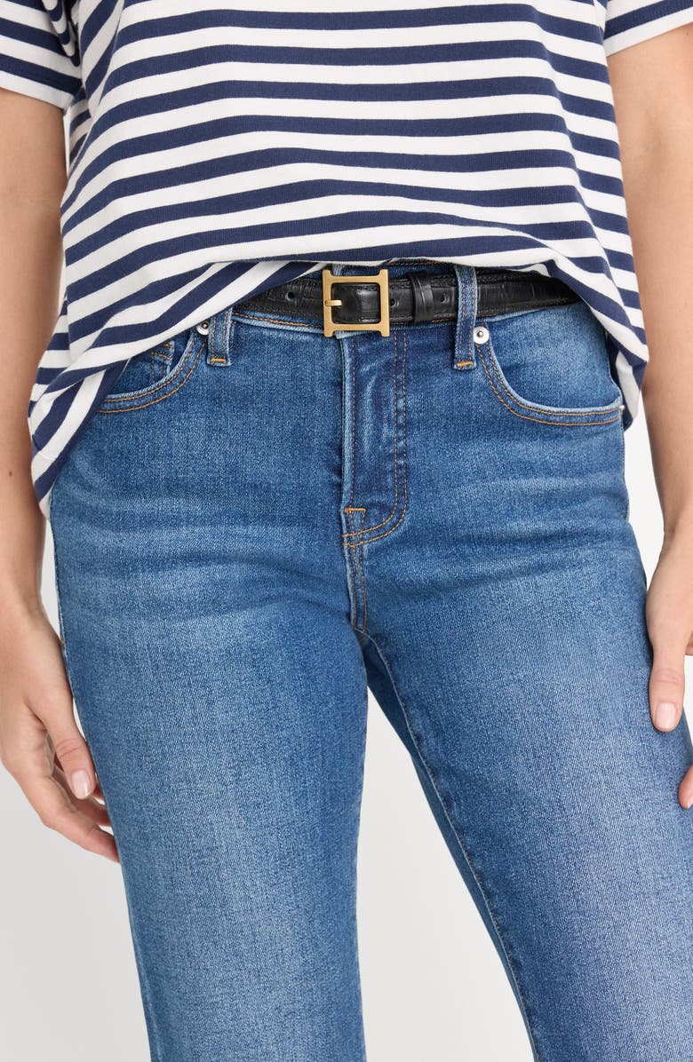 Good American Good Low Rise Bootcut Jeans, Alternate, color, Articulate