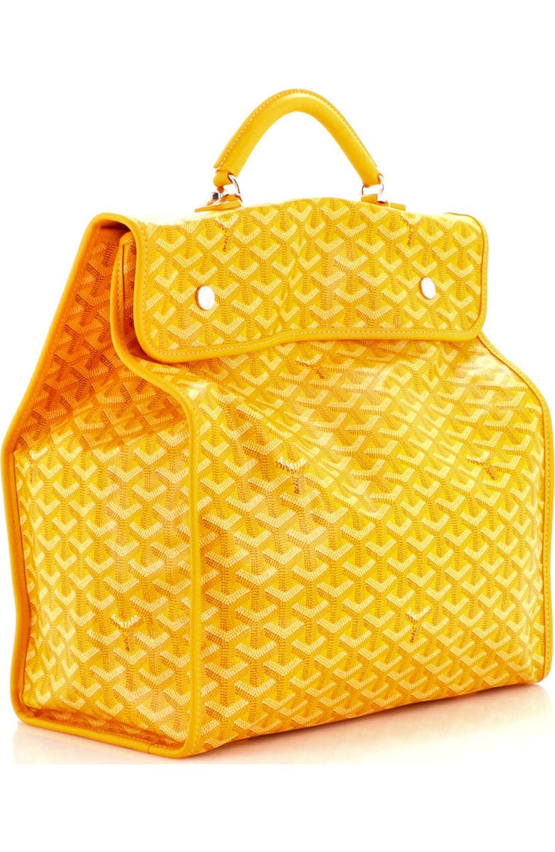 Pre-Owned Goyard Saint Leger Briefcase Backpack Coated Canvas, Alternate, color, Yellow