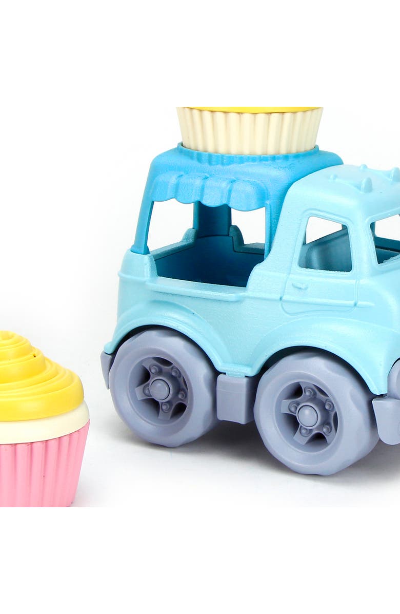 Green Toys Cupcake Truck Pretend Dessert Toy With 2 Cupcakes, Ages 2+, Alternate, color, Multicolored