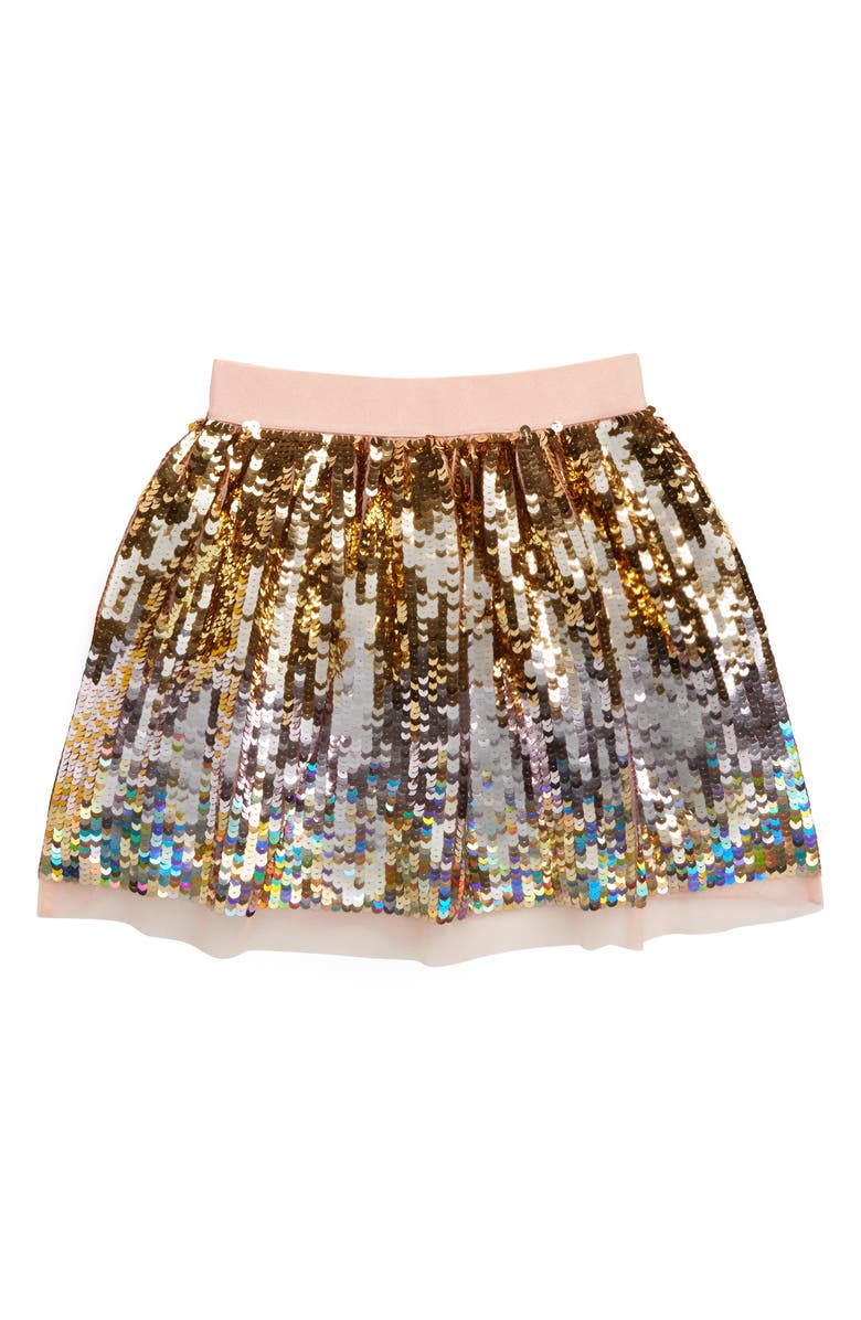 Mini Boden Sequin Skirt, Main, color, 