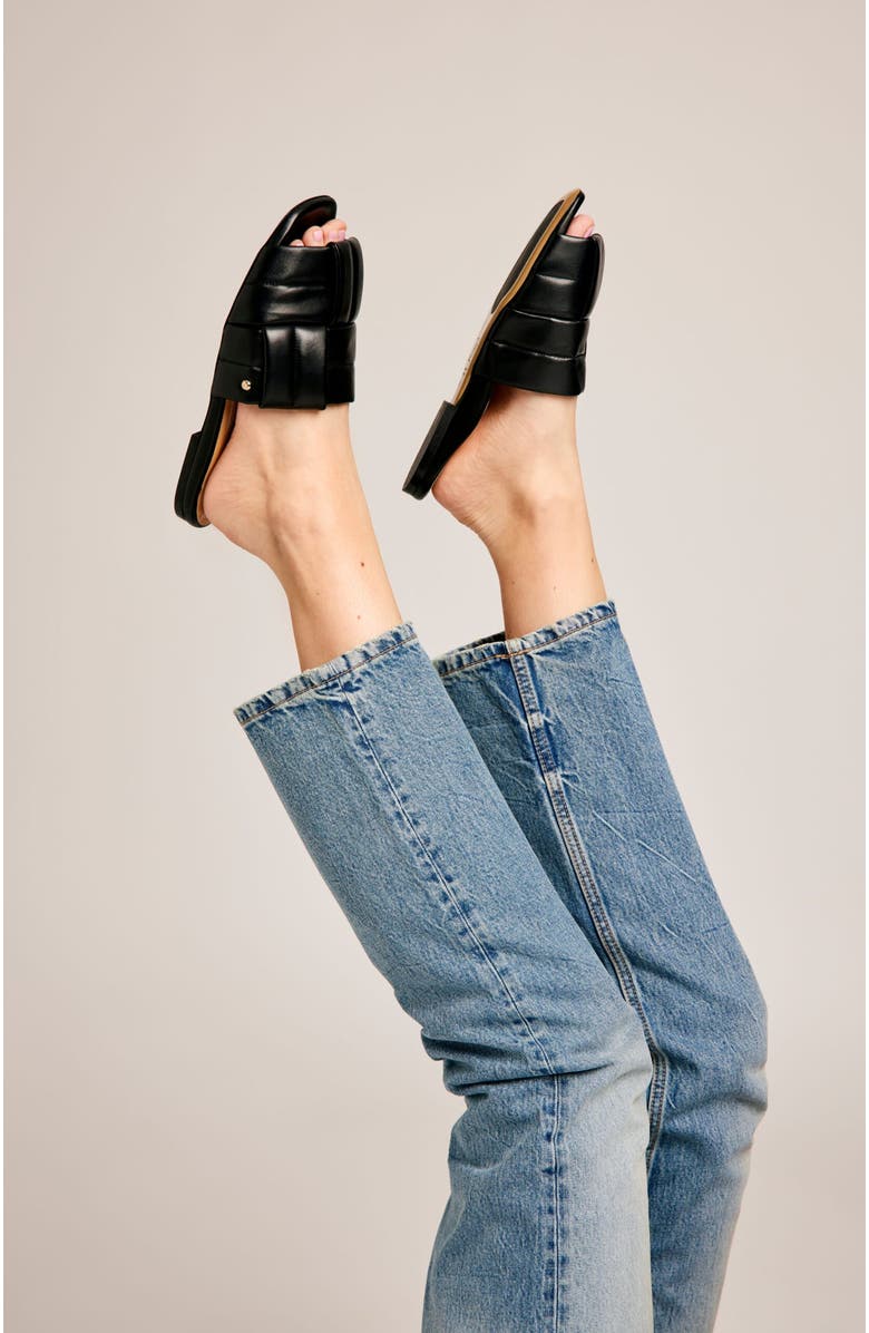 Stinaa.J Maty Orthopedic Flats, Alternate, color, Black Leather