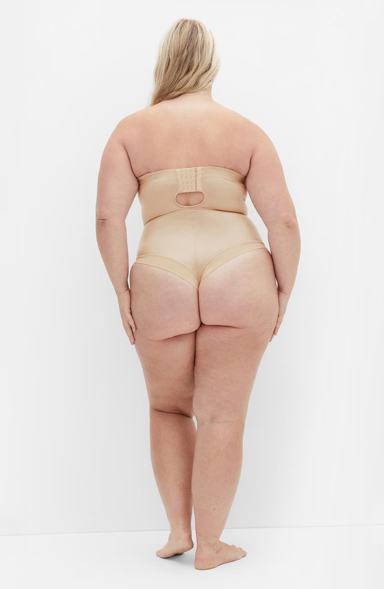 City Chic Strapless Bodysuit, Alternate, color, 