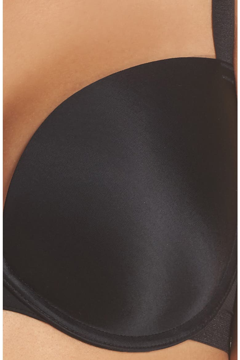 Infinite Underwire T-Shirt Bra, Alternate, color, BLACK