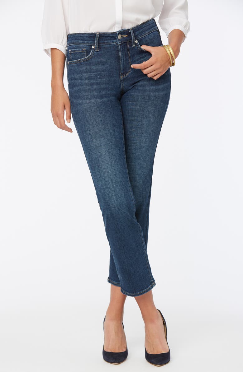 NYDJ Marilyn Ankle Straight Leg Jeans, Alternate, color, Marcel