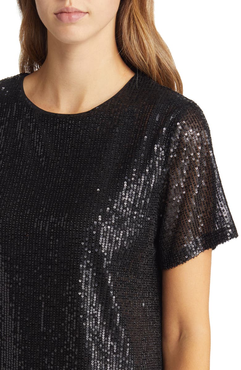 NIKKI LUND Josi Sequin Top, Alternate, color,