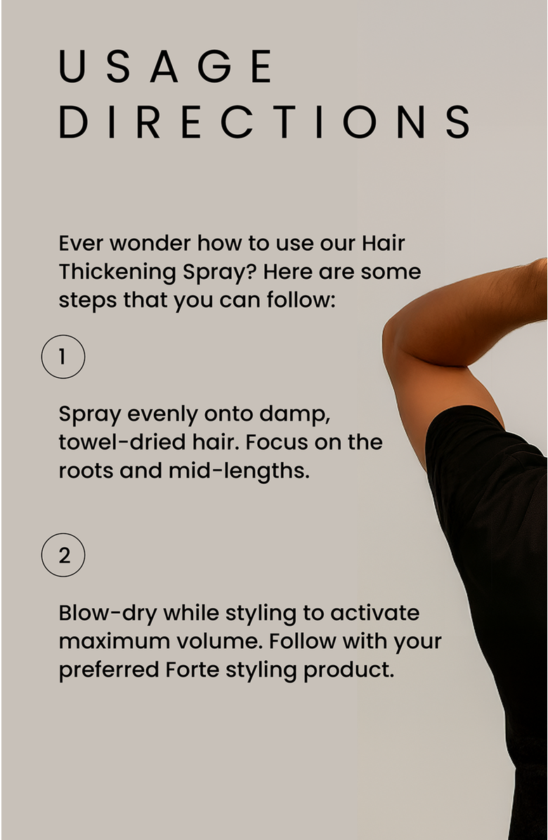 Forte Series Thickening Spray, Alternate, color, White