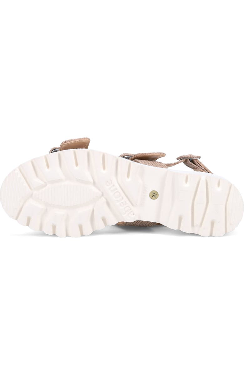 Ron White Callie Epi Slingback Platform Sandal, Alternate, color, Porcini