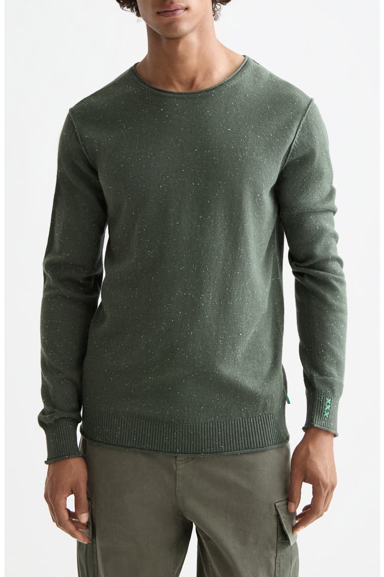 Neps Cotton & Wool Sweater, Main, color, THYME
