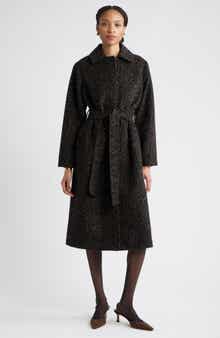 Nordstrom Belted Animal Print Jacket