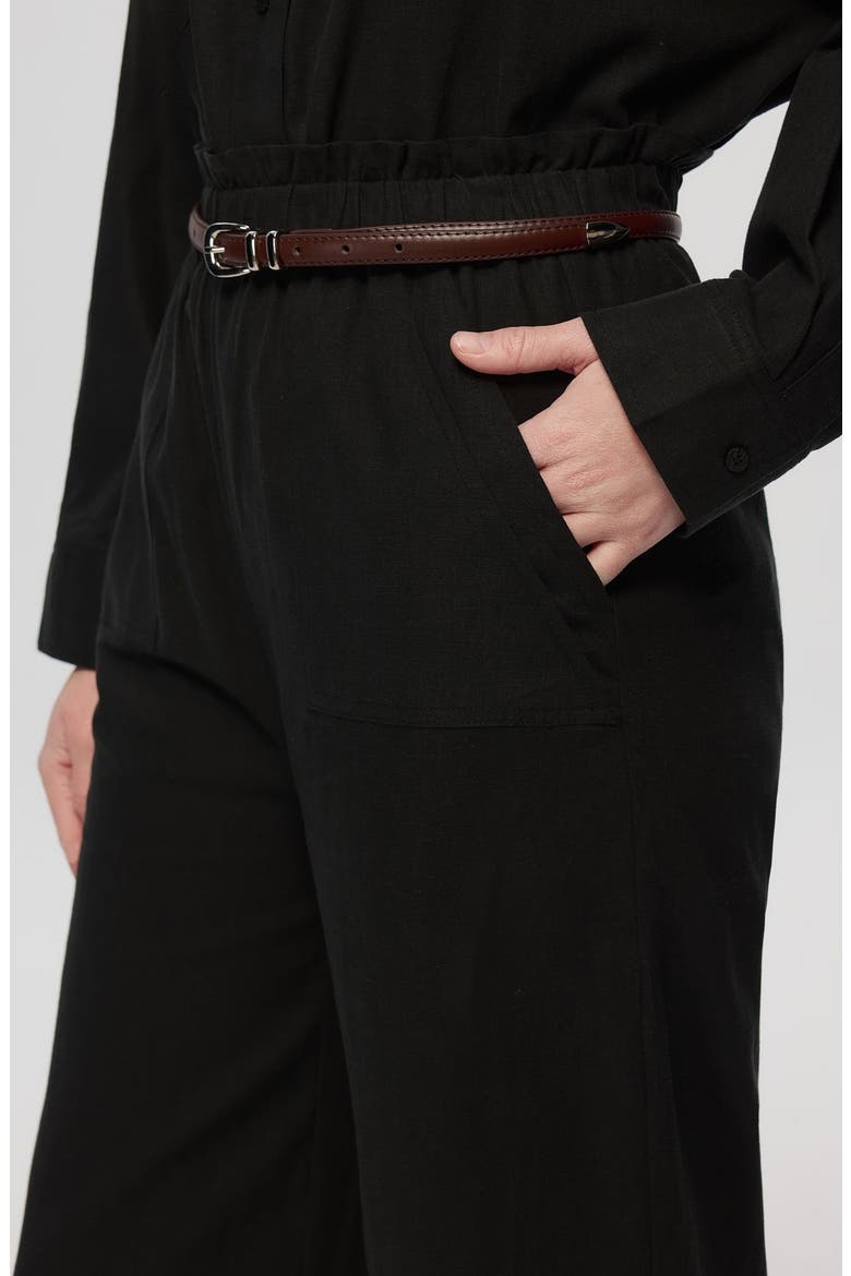 Lyricist Natural High Rise Pull-on Pants, Alternate, color, Black