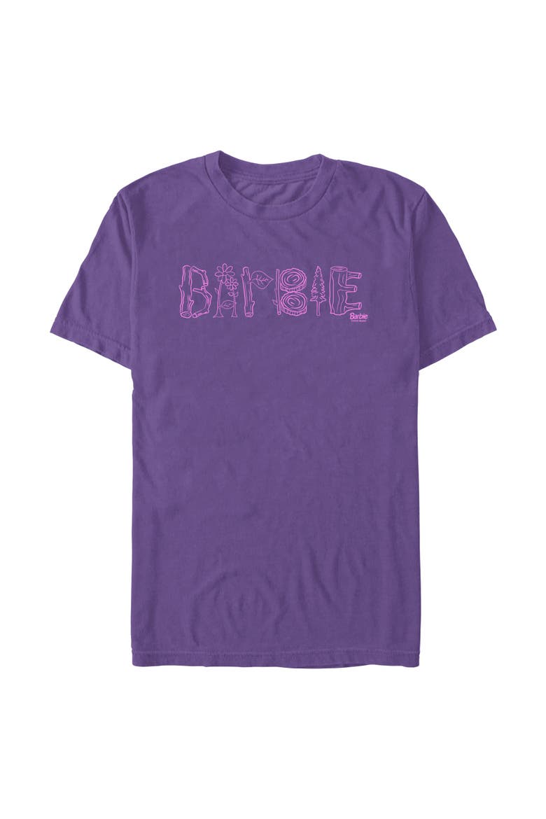 Men's Whimsy Woodland Logo T-Shirt, Main, color, Purple
