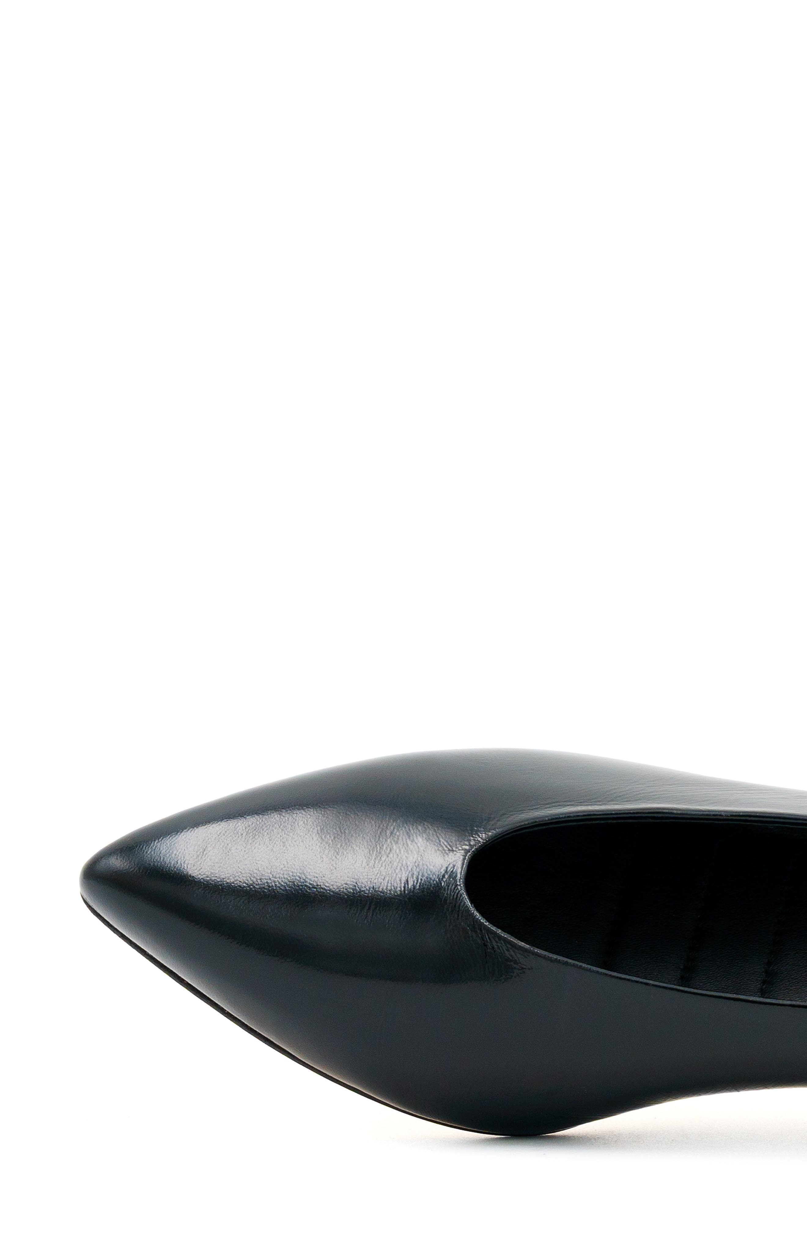 Accorto Leather Pump, Alternate, color, BLACK