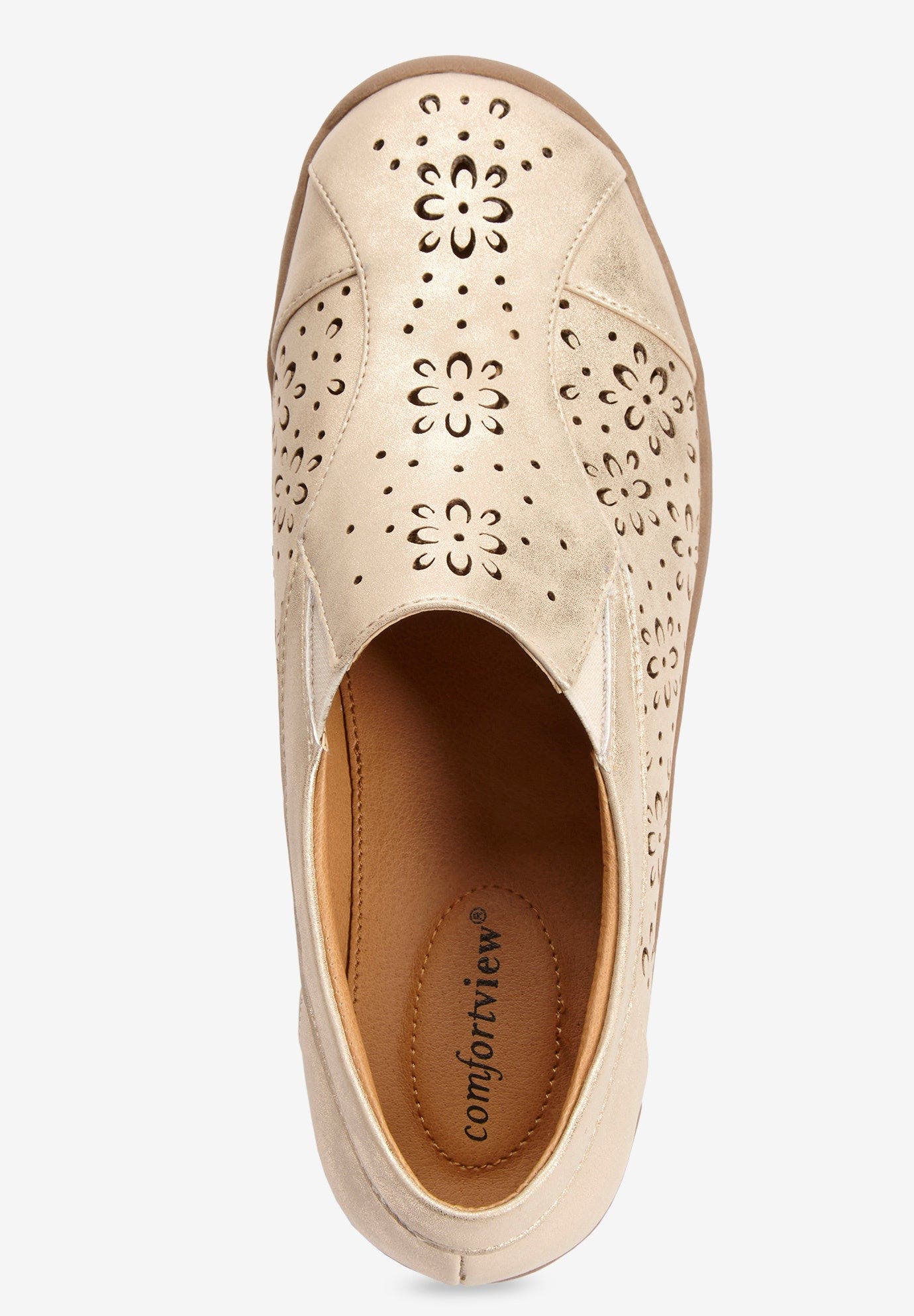 Comfortview The Maysen Flat, Alternate, color, Black