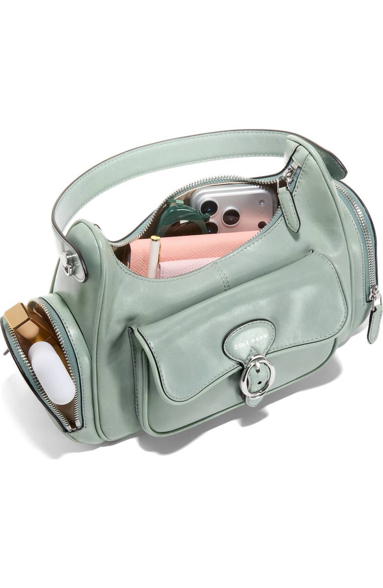 Cole Haan Alexandria Shoulder Bag, Alternate, color, Lily Pad