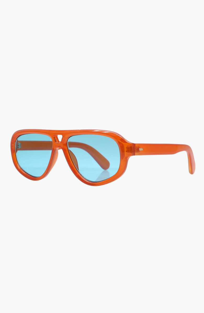 Reality Eyewear Ryder Sunglasses, Alternate, color, Ochre
