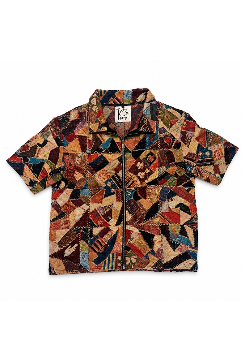 The Heirloom Patchwork Tapestry Shirt, Main, color, Multicolor Patchwork
