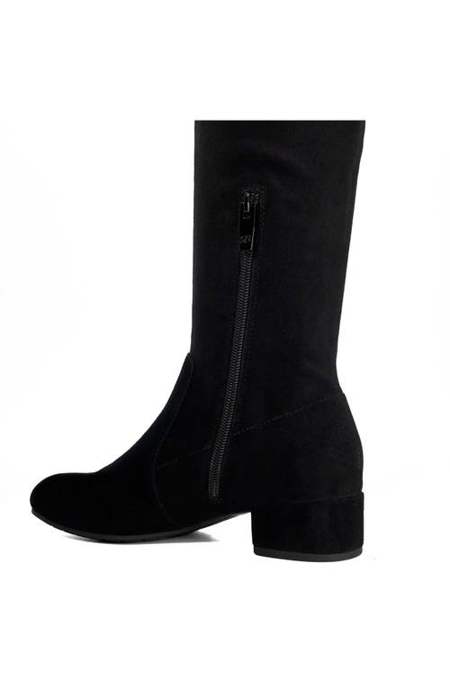 Dune London Topsy Knee High Boot In Black