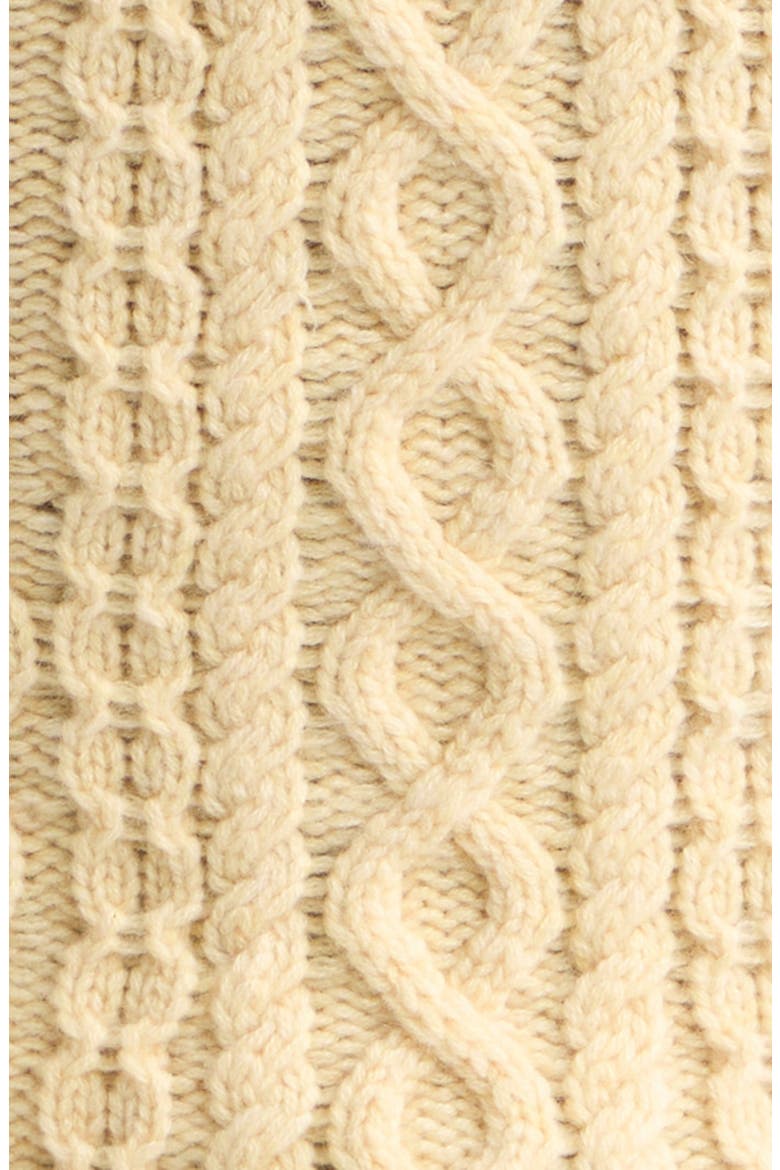 Cable Sculpted Cardigan, Alternate, color, BUTTER