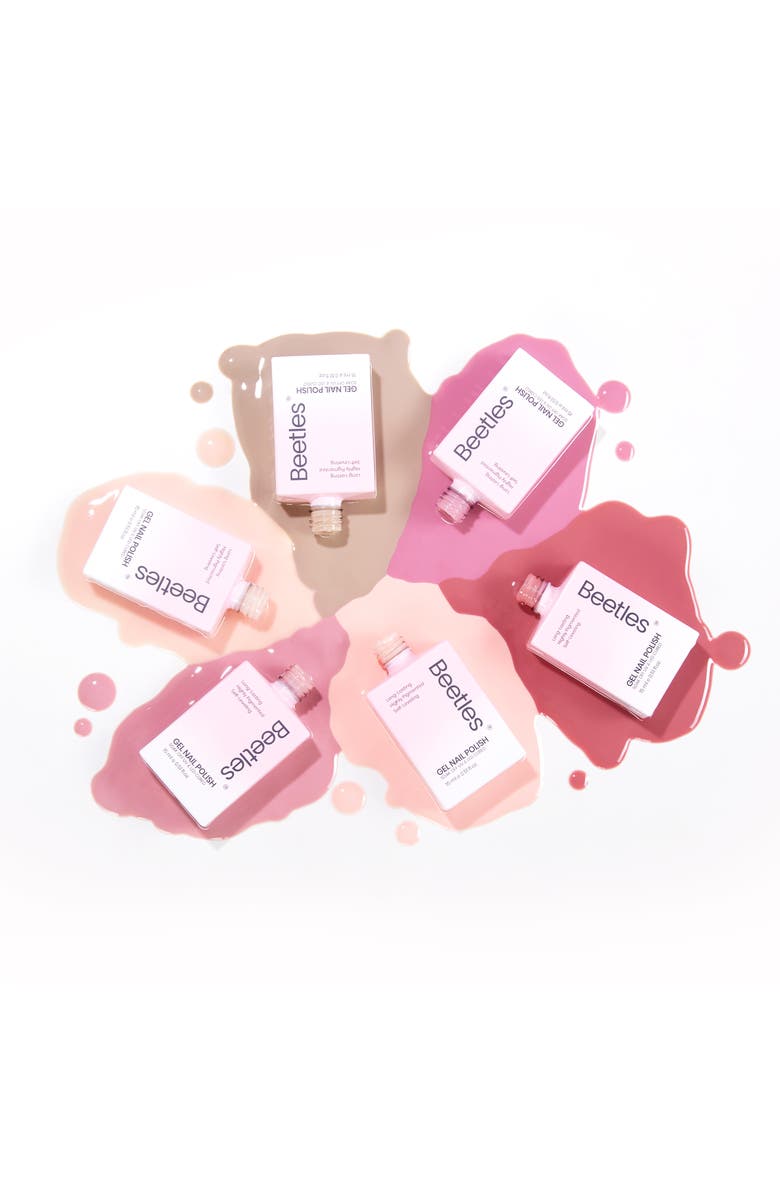 Beetles Neutral Nude Gel Polish Set 6 Colors, Alternate, color, Light Pink Jelly