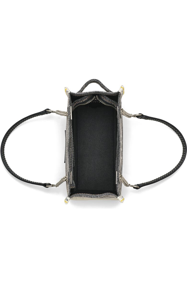 Marc Jacobs The Small Denim Tote, Alternate, color, Black Wash