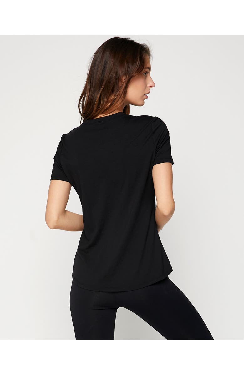 Rebody Active Pima Go Short Sleeve Top, Alternate, color, Black