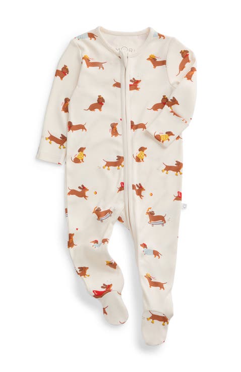 Print Two Way Zip Up Sleepsuit
