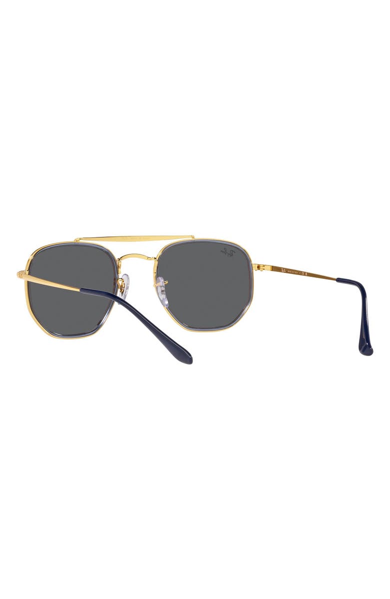 Ray-Ban 52mm Irregular Aviator Sunglasses, Alternate, color,