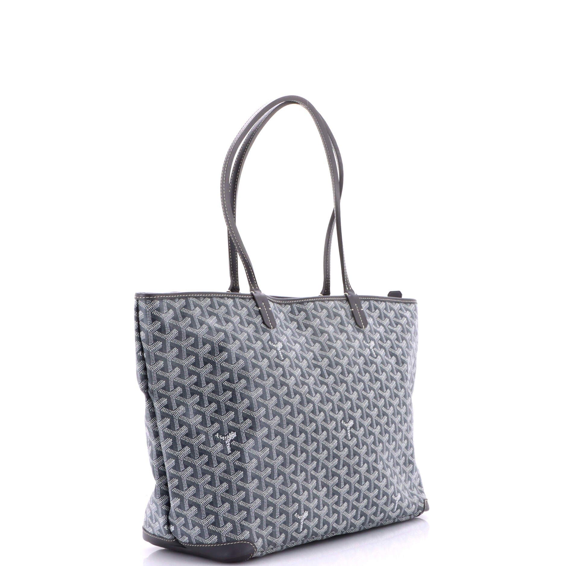 Pre-Owned Goyard Artois Tote Coated Canvas MM, Alternate, color, Gray
