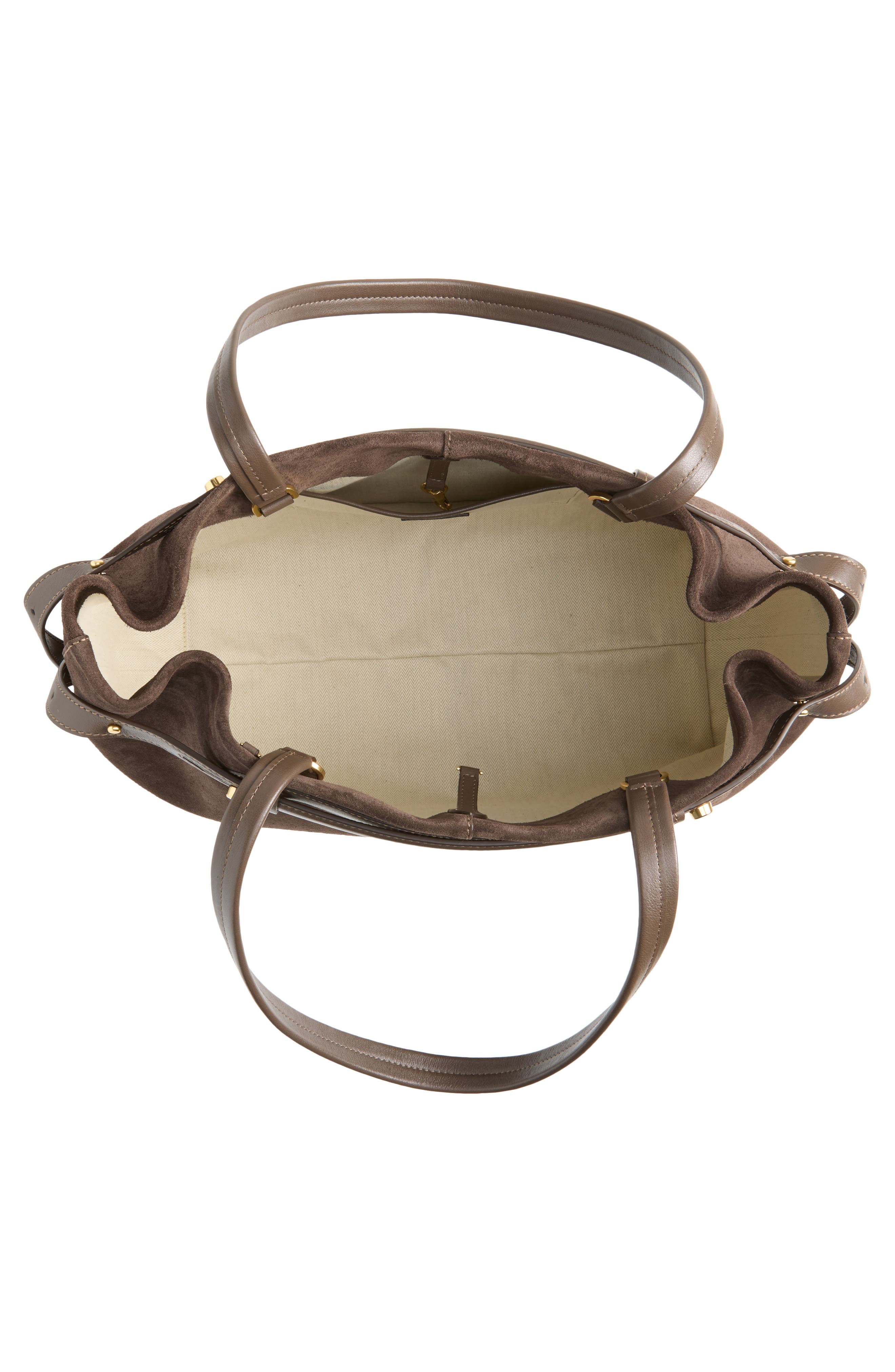 Wilson Suede Tote, Alternate, color, TRUFFLE
