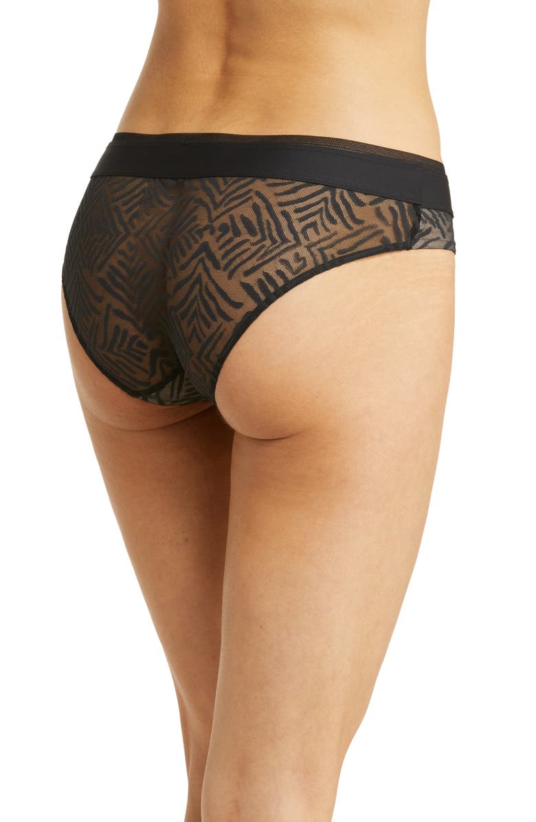 Chantelle Lingerie Graphic Allure Bikini, Alternate, color, 