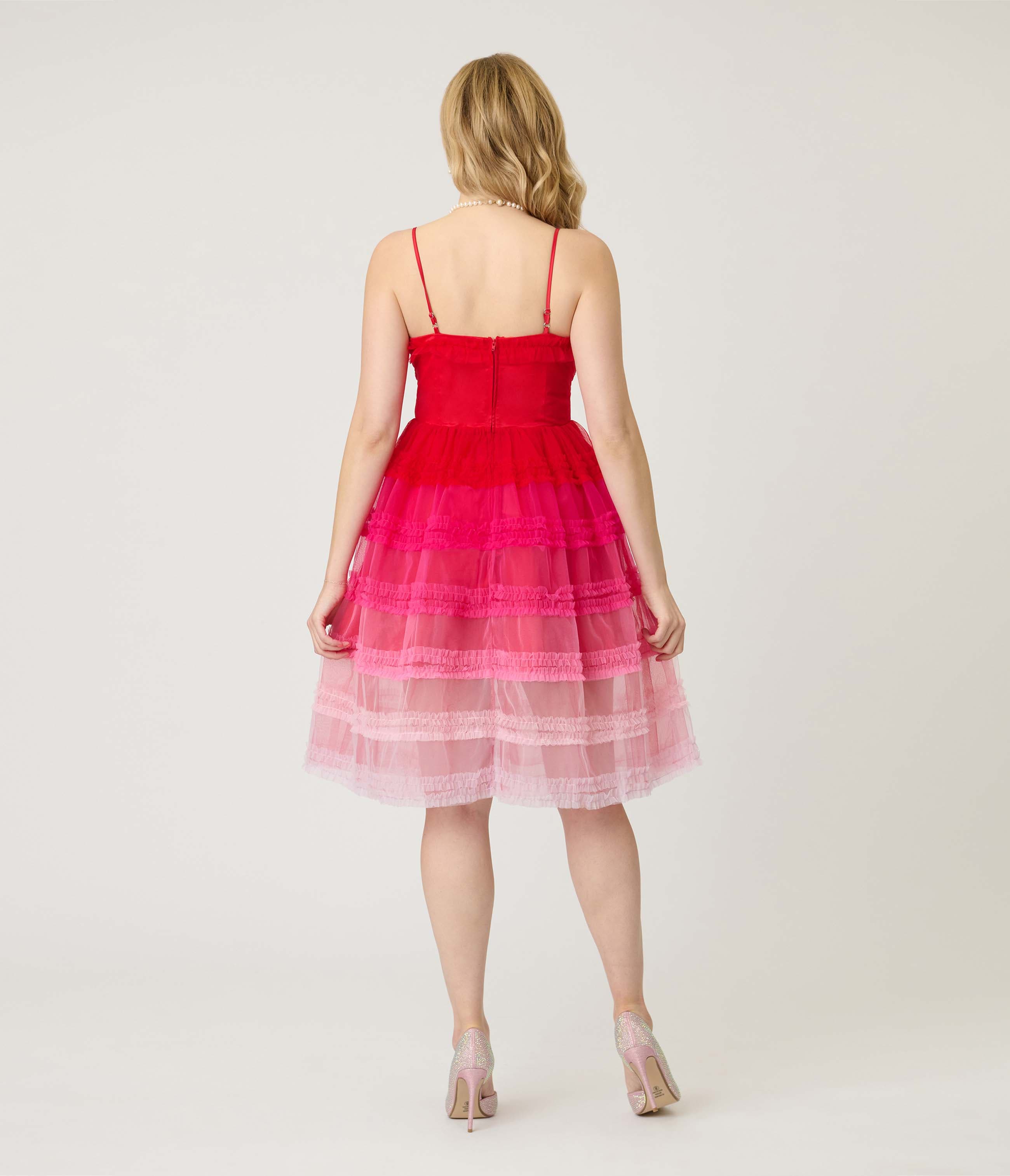 Tiered Sheer Swing Dress - image 4