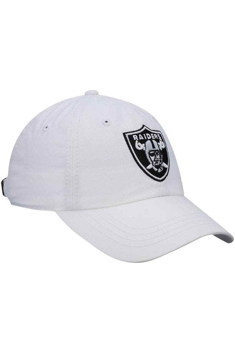 Women's '47 White Las Vegas Raiders Miata Clean Up Primary Adjustable Hat, Alternate, color, WHITE