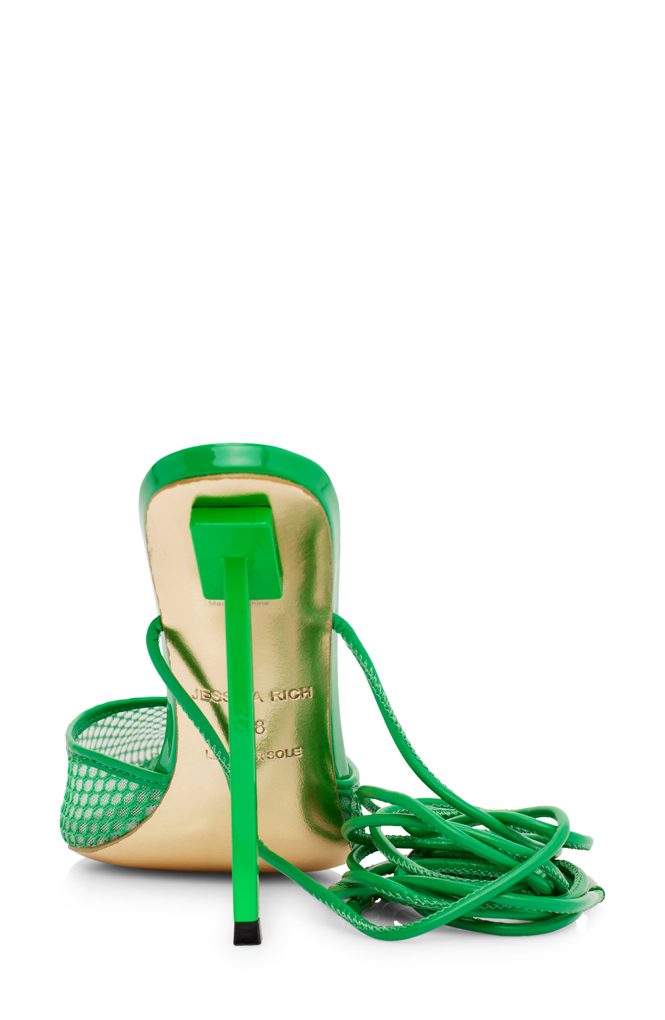 Exotic Sandal, Alternate, color, GREEN