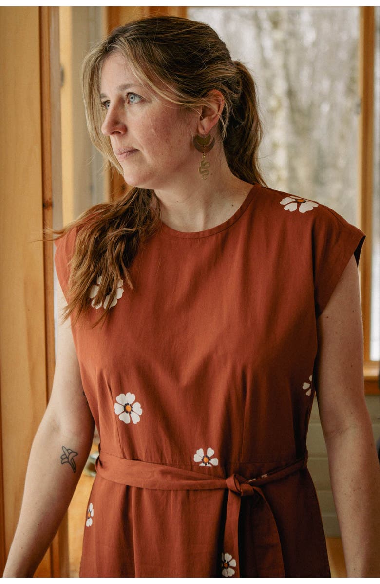 Bridge & Burn Eloise Dress, Alternate, color, Redstone Bloom