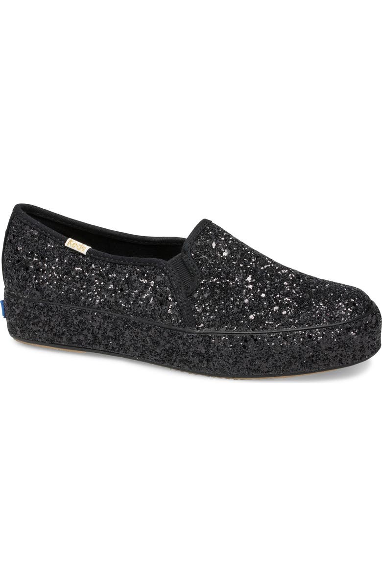 Keds<sup>®</sup> x kate spade new york triple decker allover glitter slip-on sneaker, Main, color,