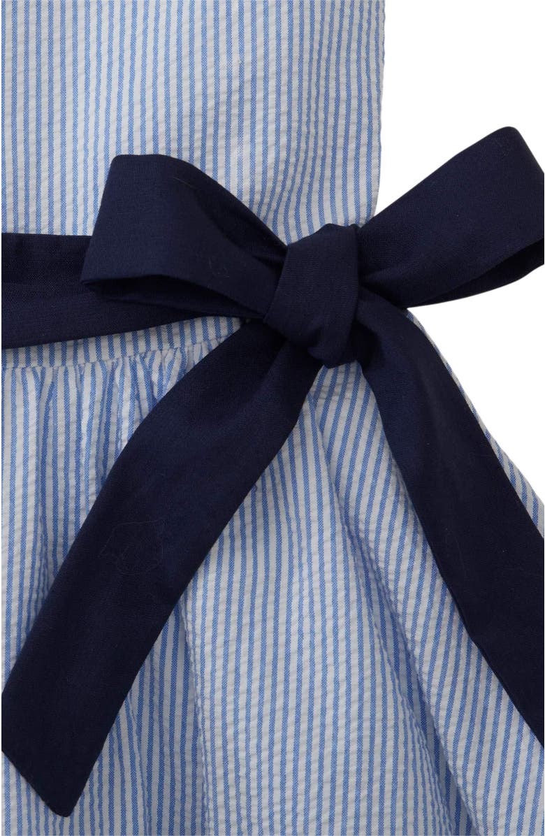 Hope & Henry Girls' Seersucker Peter Pan Collar Dress, Kids, Alternate, color, Blue Seersucker