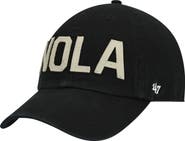 '47 Women's '47 Black New Orleans Saints Finley Clean Up Adjustable Hat