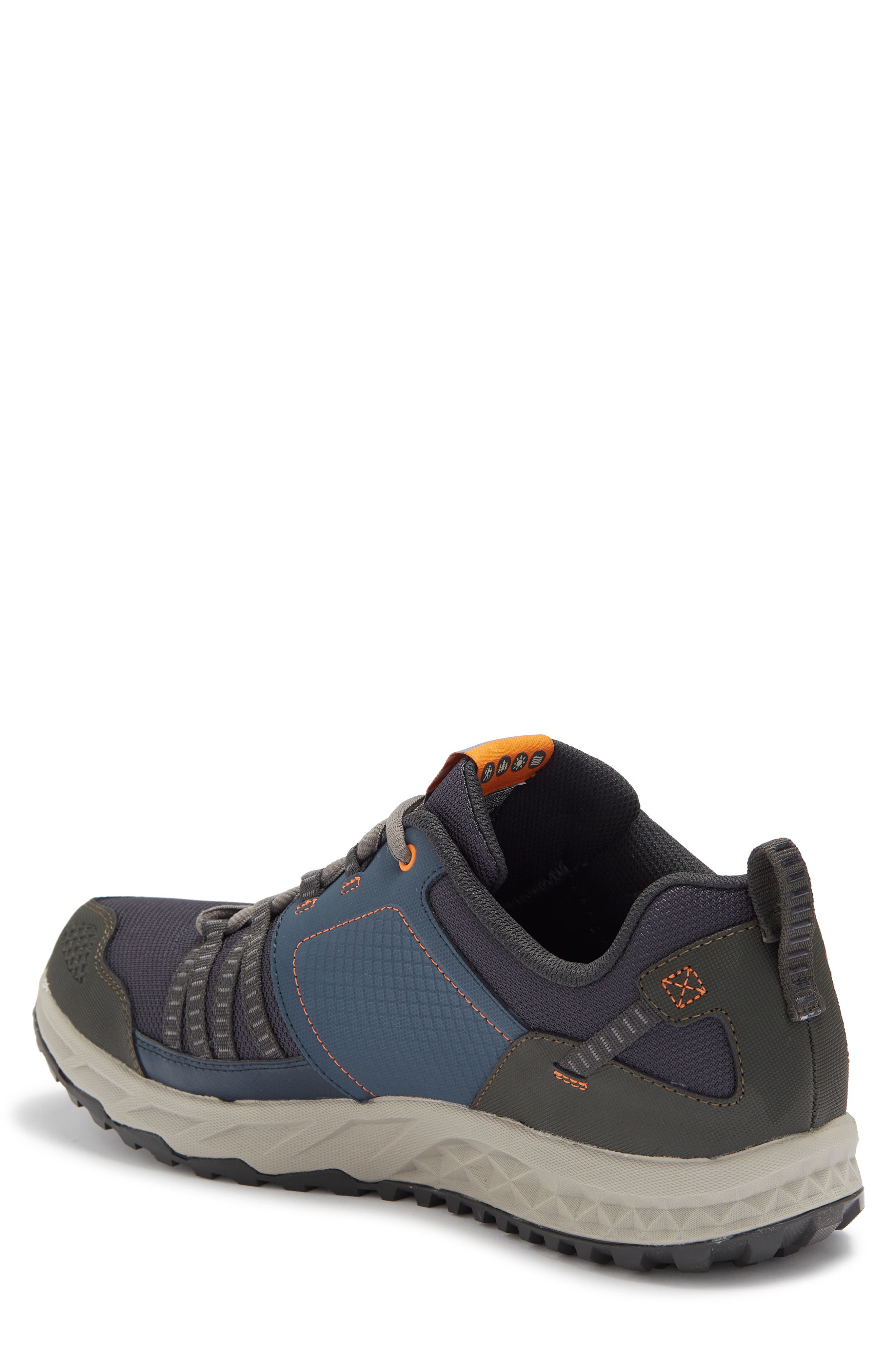 Escape Plan 2.0 Mueldor Leather Trail Shoes, Alternate, color, NAVY/ ORANGE