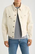 Schott NYC Cotton Canvas Trucker Jacket
