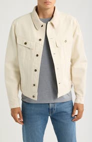 Schott NYC Cotton Canvas Trucker Jacket
