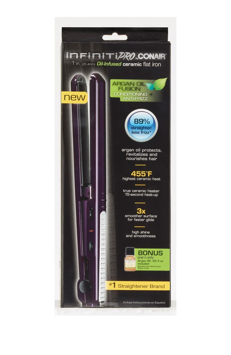 CONAIR InfinitiPRO by Conair<sup>®</sup> 1-inch Tourmaline Ceramic Iron, Alternate, color, 