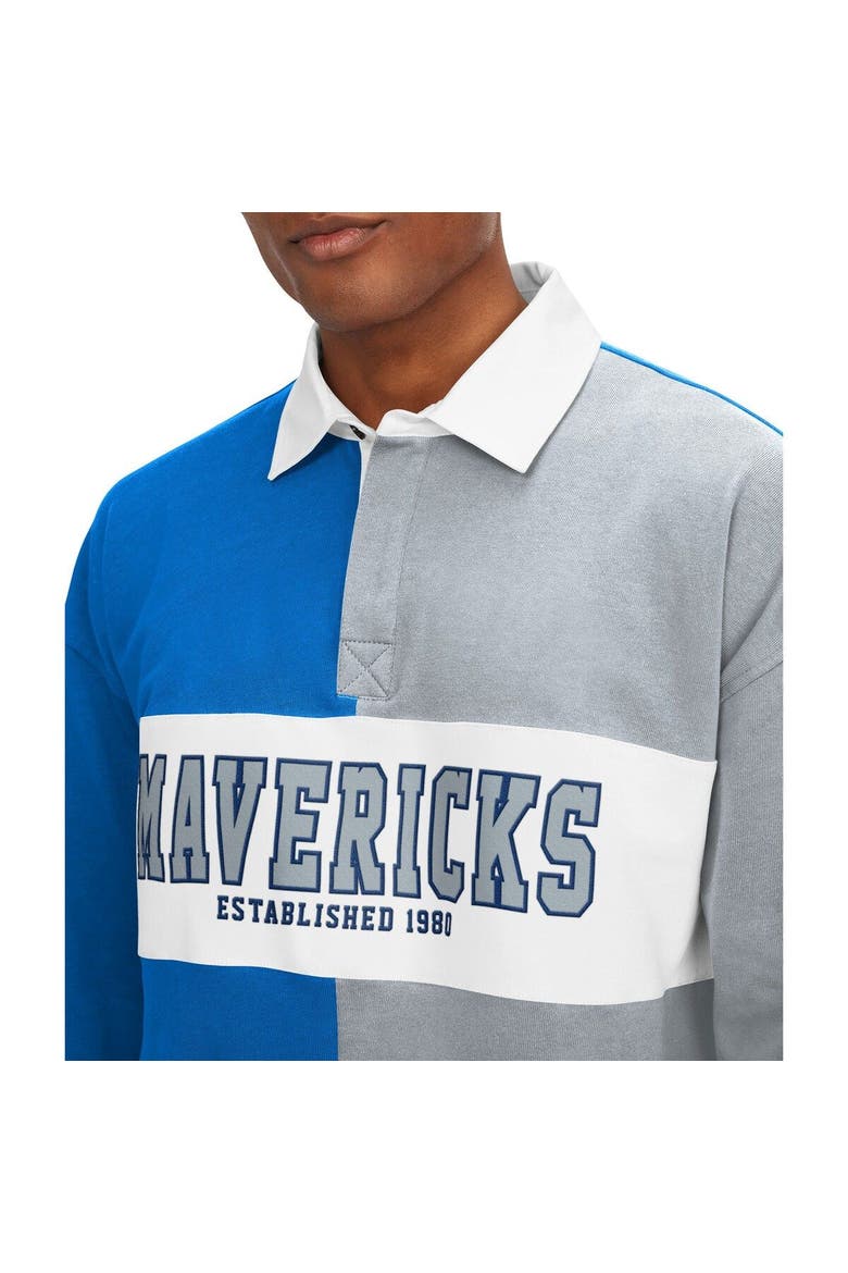 Men's Tommy Jeans Royal/Gray Dallas Mavericks Ronnie Rugby Long Sleeve T-Shirt, Alternate, color, Royal
