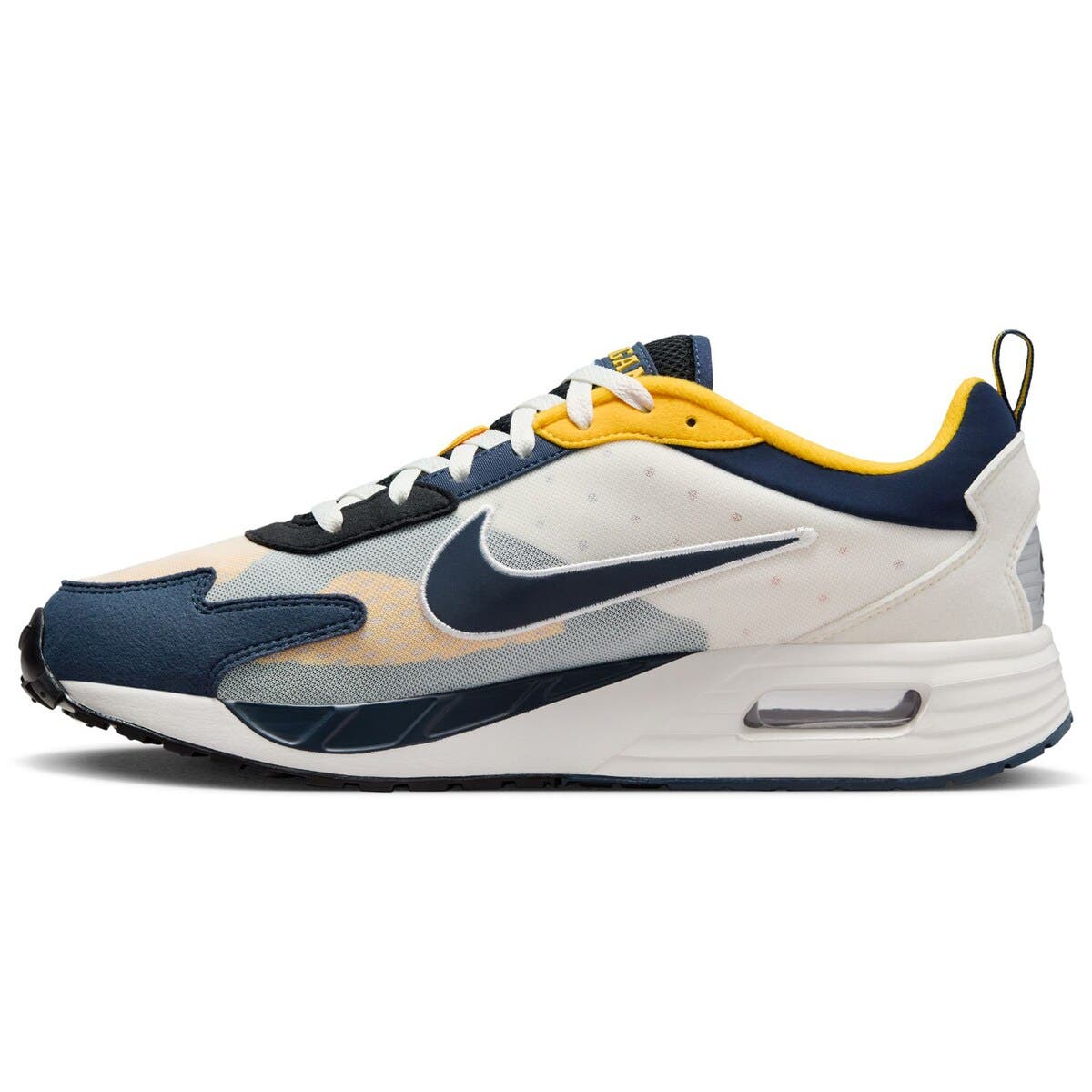Nike Unisex Nike White Michigan Wolverines Air Max Solo Shoes, Alternate, color, 