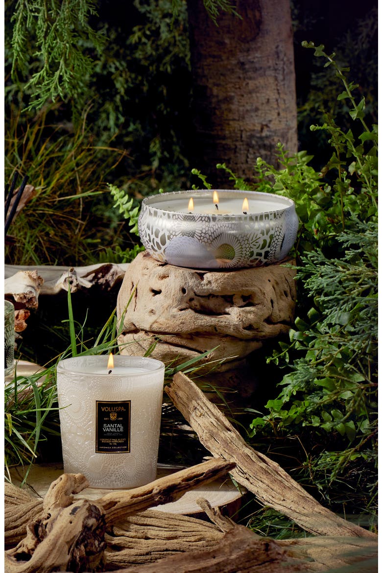 Santal Vanille 3-Wick Tin Candle, Alternate, color, SANTAL VANILLE 3 WICK